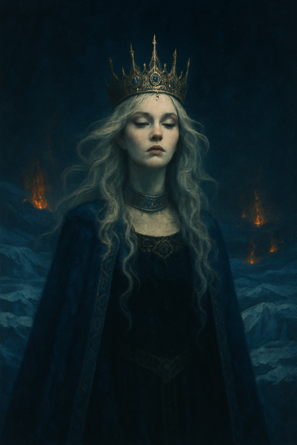 ice princess — artwork by Bens Antora
