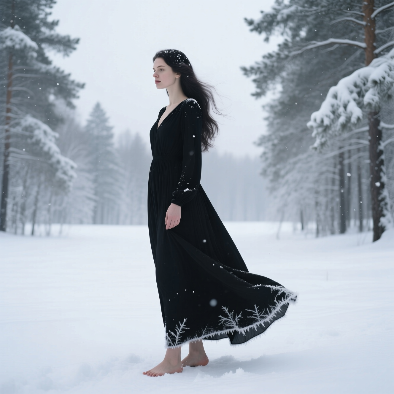 snow — artwork by Bens Antora